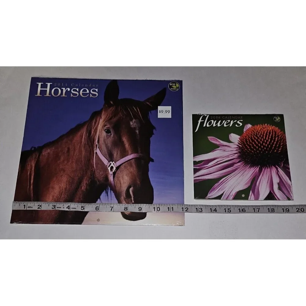 (7) 2014 Calendar Lot 12x12 Flowers Eagles Prop (dates line up with 2025) SEALED